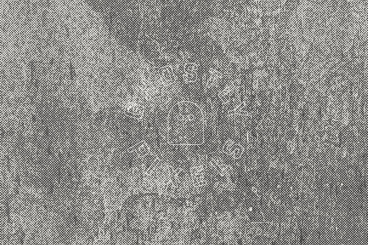 10张金属铁锈半色调纹理素材 Rusty Halftone Textures插图(8)