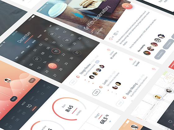 Phoenix 界面包素材之家精选sketch素材