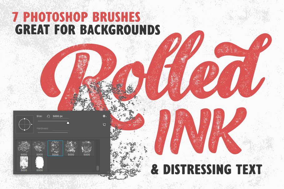 轧制油墨纹理合集 Rolled Ink Texture Collection插图(3)