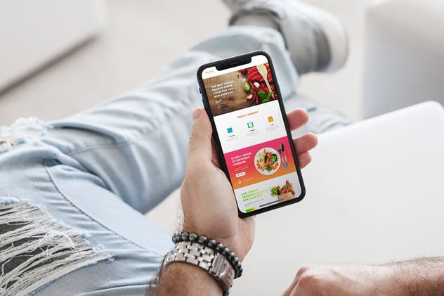 高清逼真实景iPhone X样机模板合集 iPhone X Mock-Up Office Style插图(3)