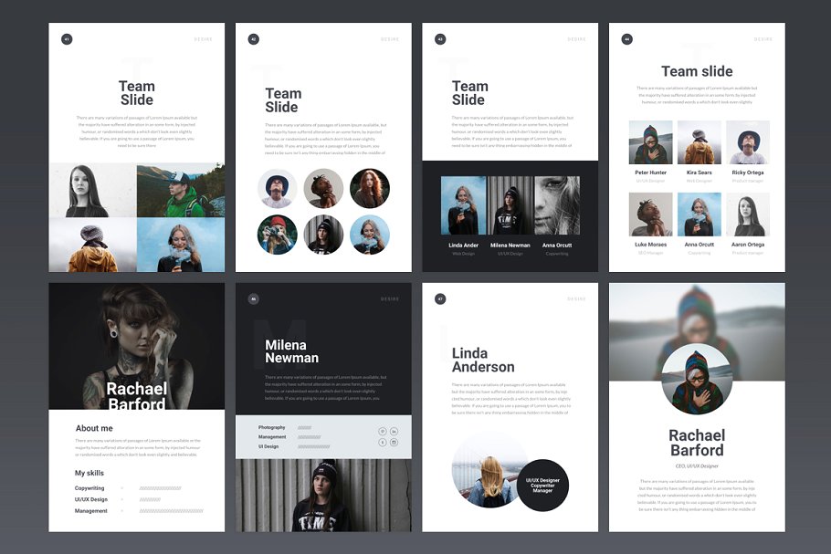 A4尺寸商务产品宣传垂直模板 A4 Vertical Templates Bundle插图(8)