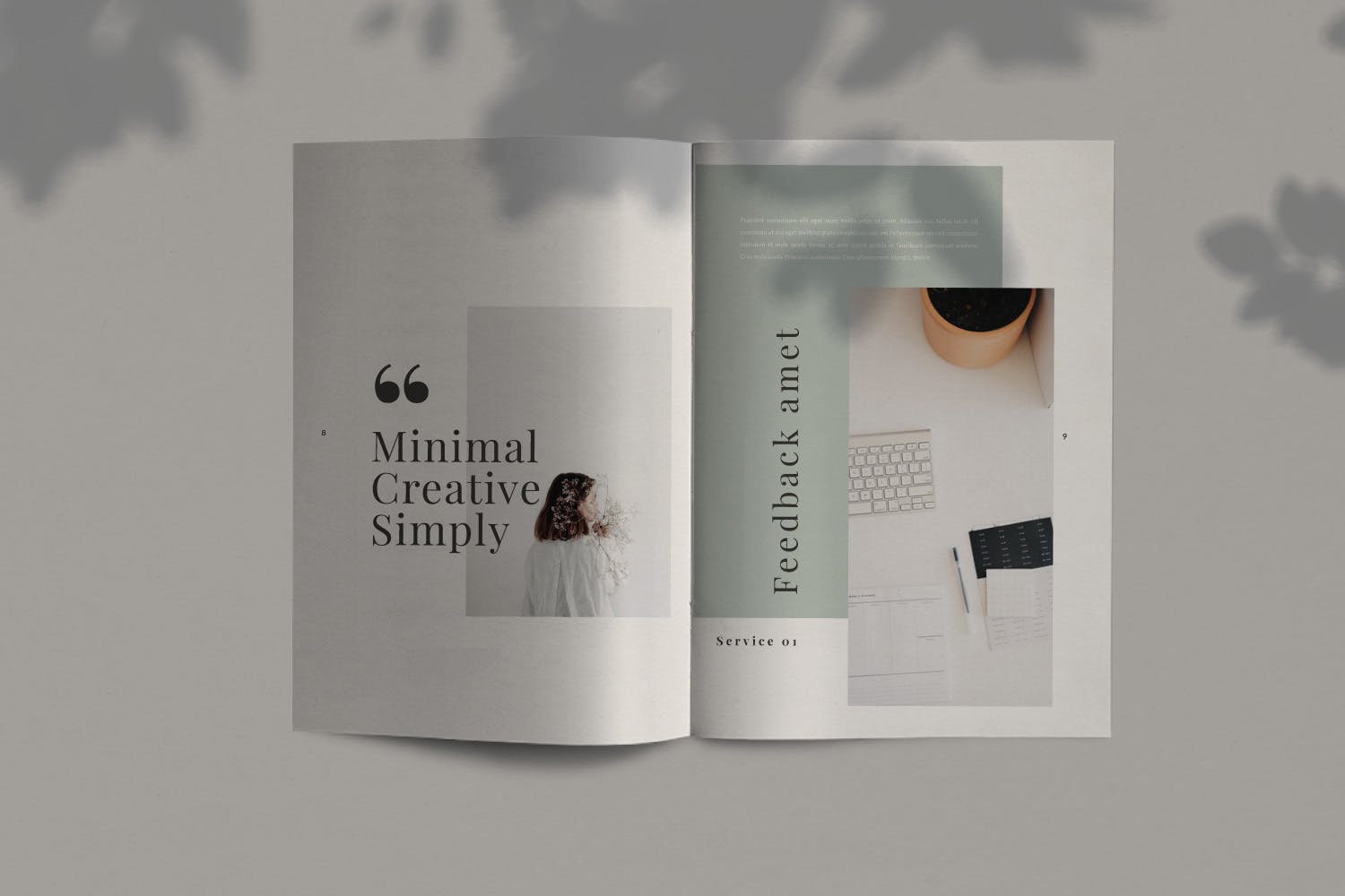 简约时尚设计目录手册Lookbook版式模板 Fairy – Lookbook Brochure插图(4)
