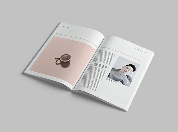 软封面图书设计效果样机模板 Softcover Book Mockup