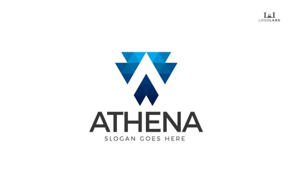 创意字母Logo模板系列之字母A Letter A Logo