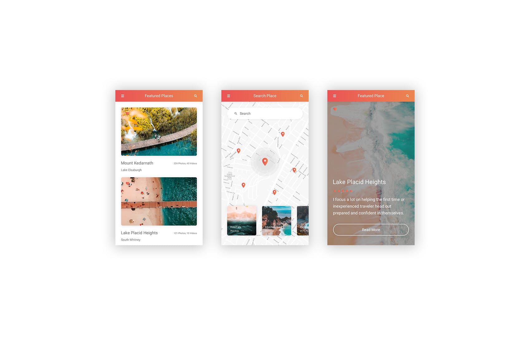 旅游旅行APP应用用户交互界面UI套件PSD模板 Yaatra – Travel & Tour UI Kit for Photoshop插图(10)