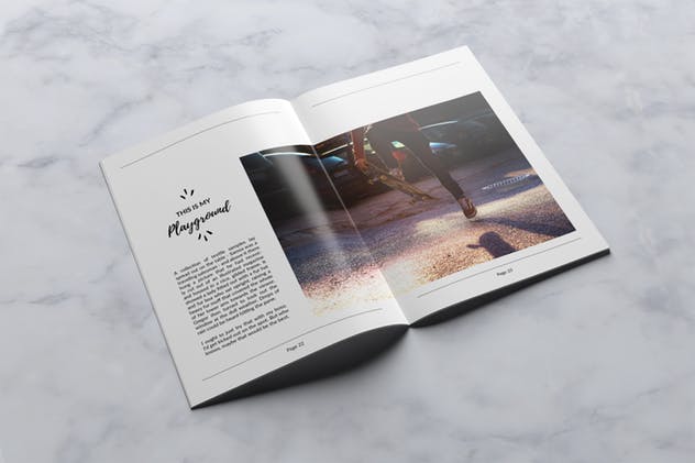 创意时尚生活方式杂志设计INDD模板 Creative Magazine插图(12)