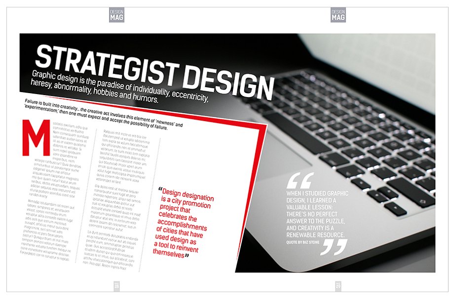 多用途企业时尚高效/时事资讯InDesign杂志模板vol.7插图(22)