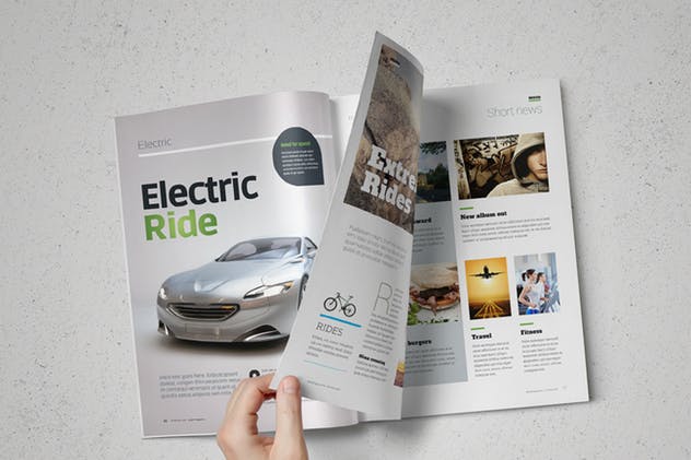 10款HD高分辨率杂志样机模板 Magazine Mock-Up Set插图(6)