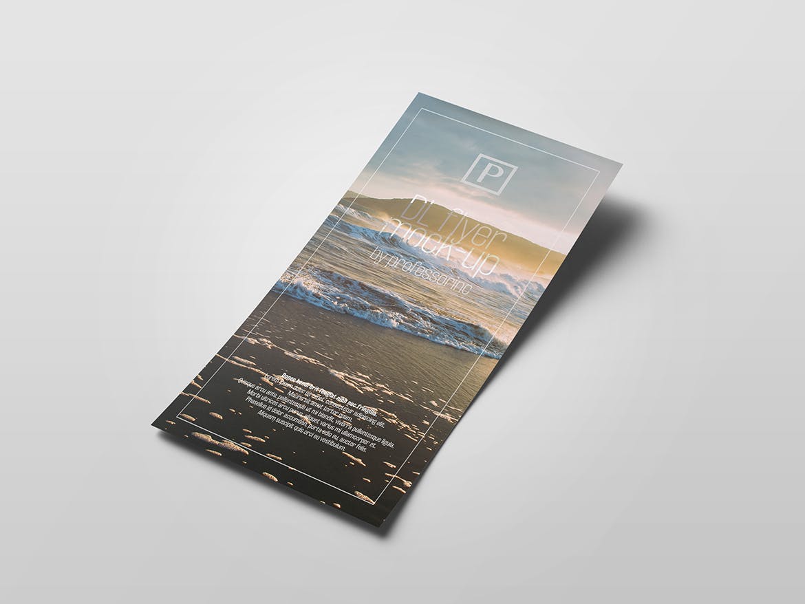 DL传单设计效果图样机素材库精选模板 DL Flyer Mock-Up插图(7)