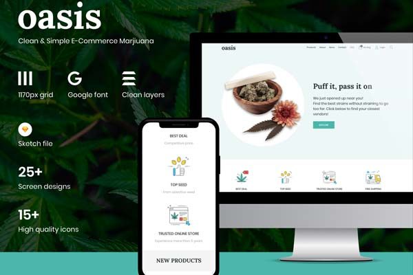 素材库下午茶：电商网页+H5模板下载[Sketch]