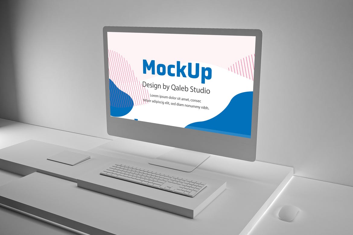 极简设计风格iMac一体机电脑样机v2 Clean iMac Pro V.2插图(5)