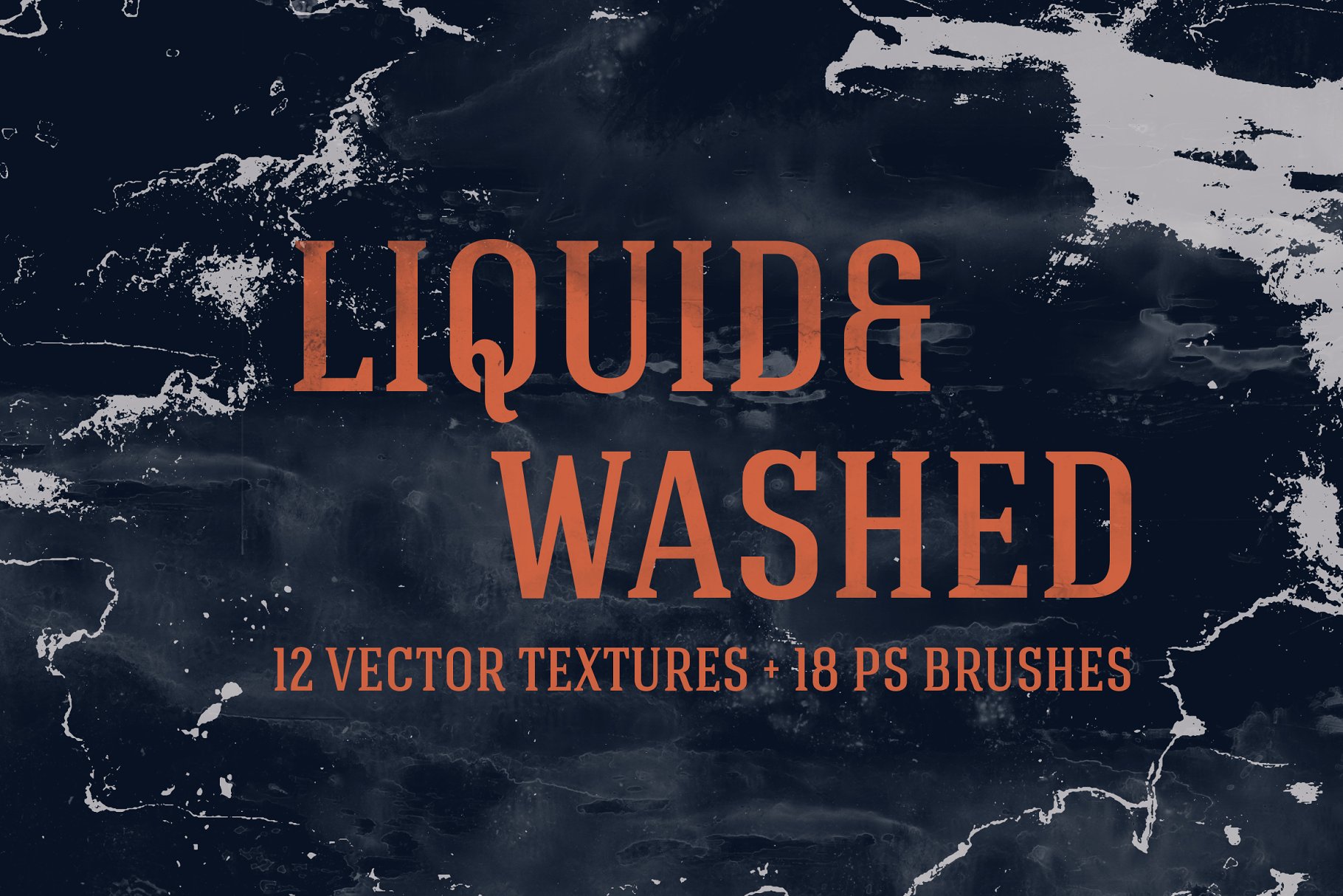酷炫水洗液体背景纹理 Liquid and washed textures插图