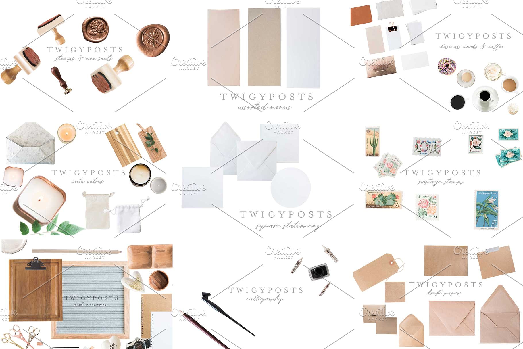 文具主题可编辑场景模板 Movable Scenes | Stationery Mockups插图(16)