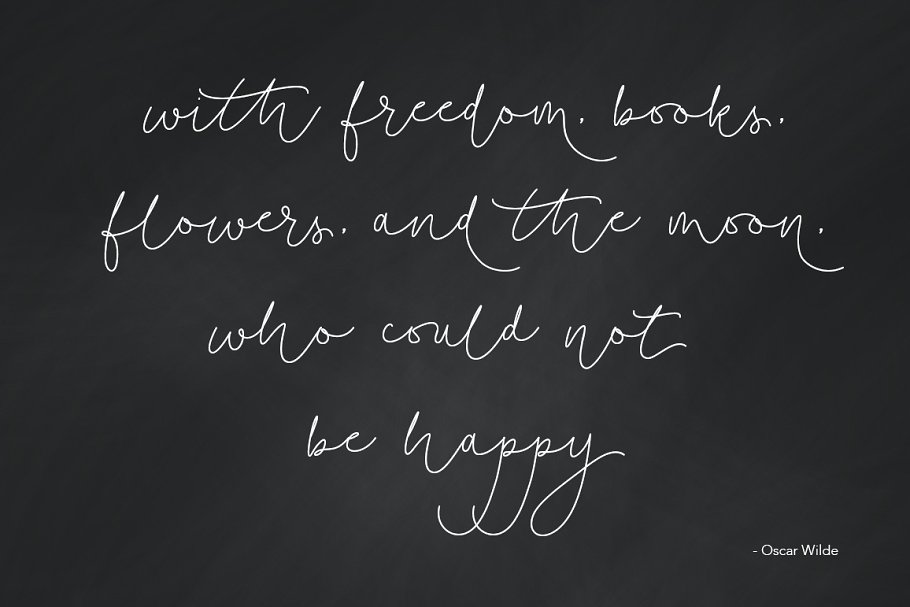 纤细体英文手写字体&100款水彩/金属纹理 Soft Whisperings Font and 100 Extras插图(11)