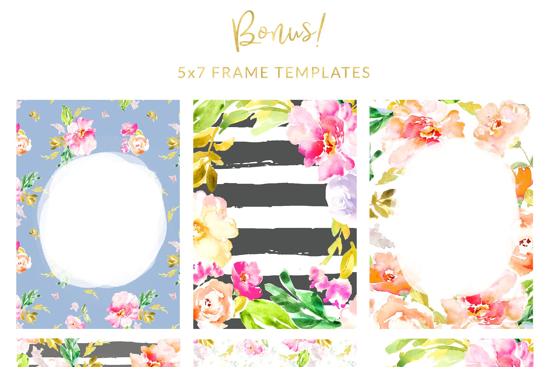 花枝招展芬芳扑鼻系列水彩花卉图案纹理合集 Pattern Pretty Floral Patterns插图(6)