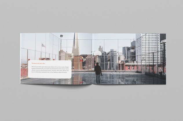 横向规格时尚摄影杂志画册设计 Rounded Landscape Magazine插图(15)