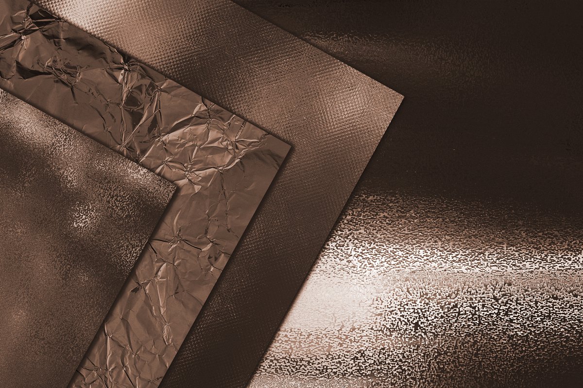 棕色金属箔闪光背景纹理Brown Foil and Glitter Textures插图(3)
