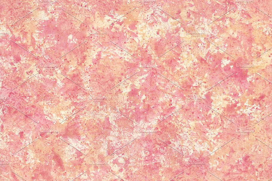 6款手绘水彩纸张纹理 Set of watercolor textures插图(4)