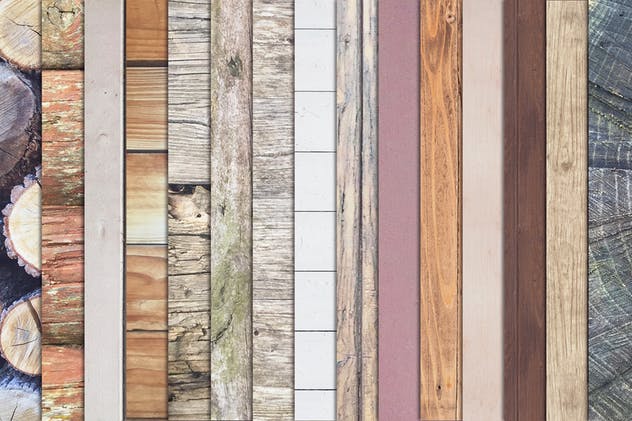 45款真实实木木纹肌理背景素材v1 45 Wood Textures插图(1)