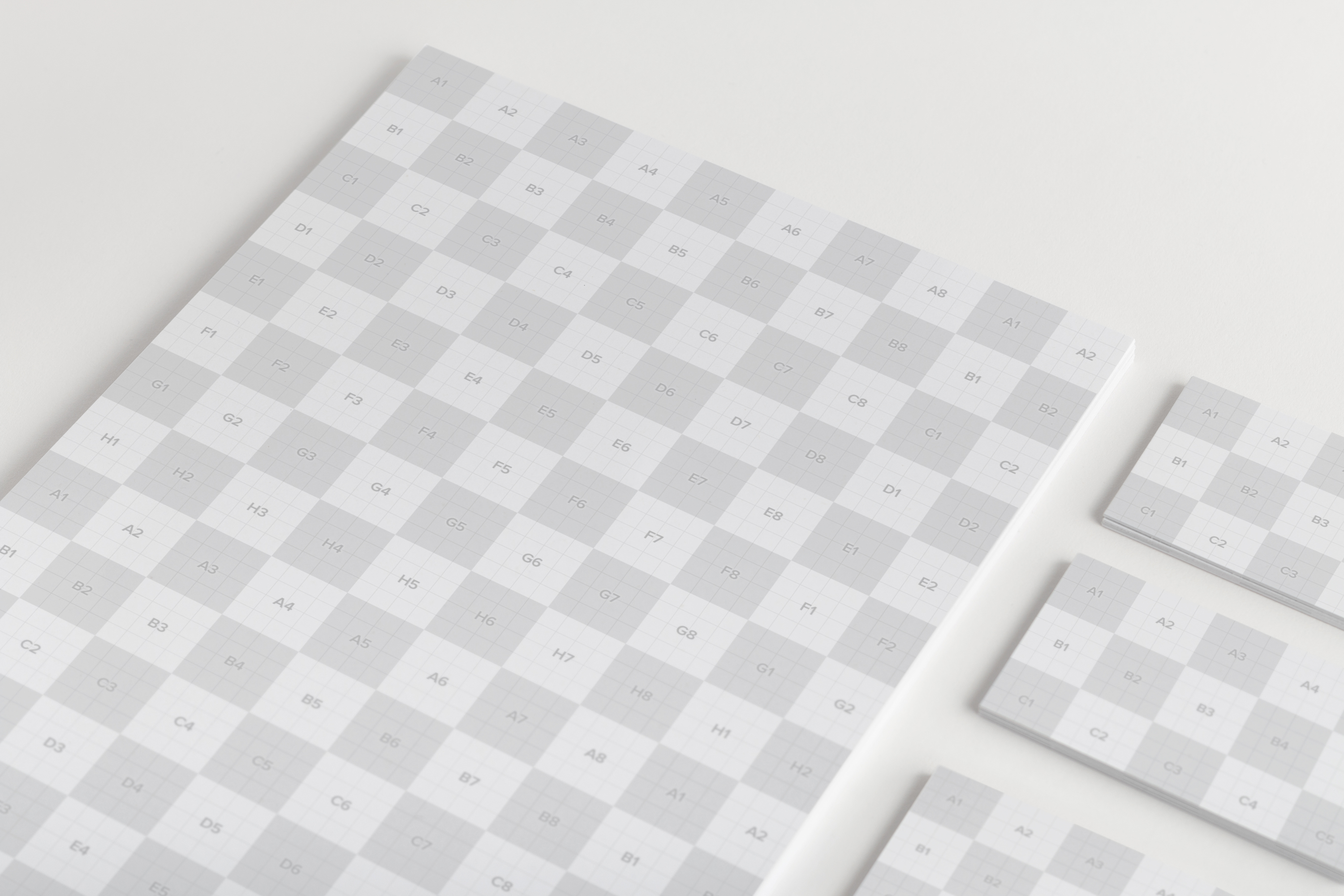 A4信纸信头＆企业名片设计效果图样机03 A4 and Business Cards Mockup 03插图(1)