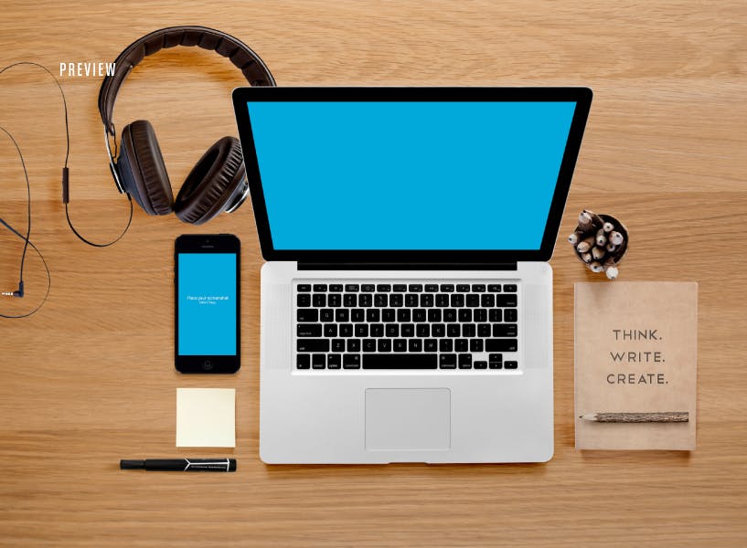 高品质的电子产品APP UI WEB网站展示VI样机展示模型mockups插图(7)