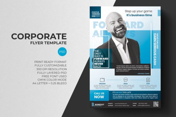 企业宣传海报传单设计模板v6 Corporate Flyer Template
