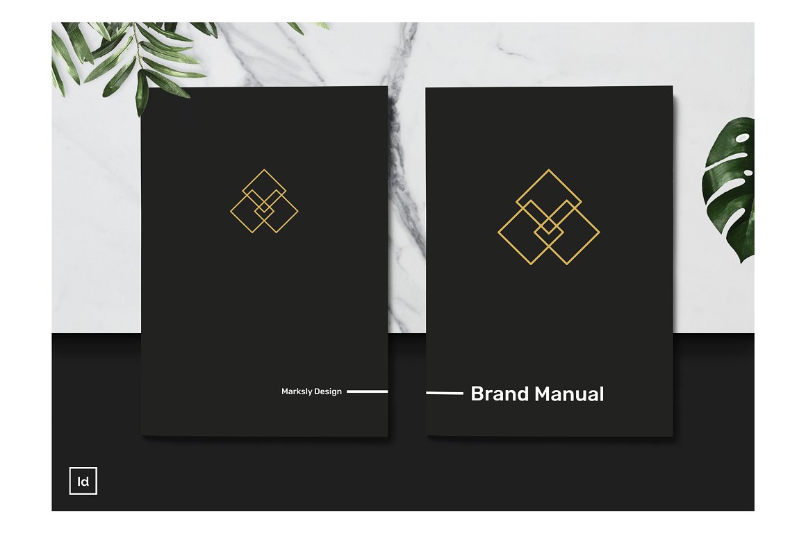 黑白极简主义现代品牌手册插图