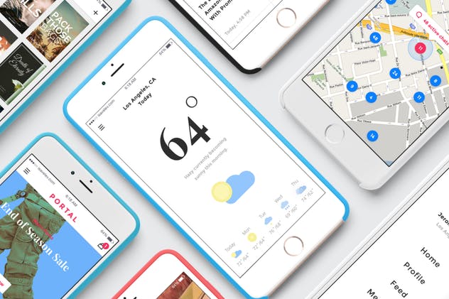 200+界面模板多用途 APP UI 套件 PORTAL UI PACK @1x FOR SKETCH APP插图(2)