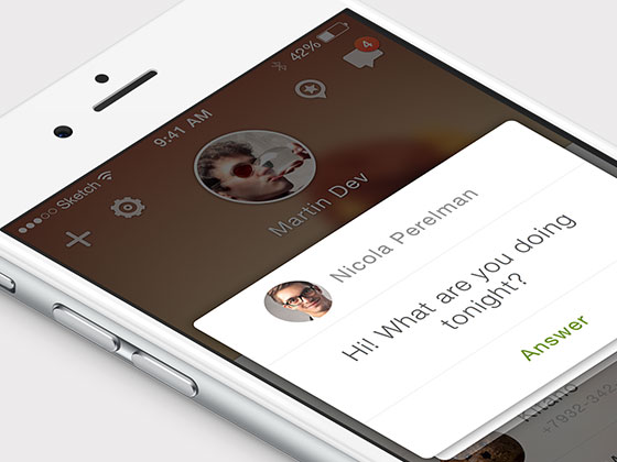 联系人列表概念设计素材之家精选sketch素材