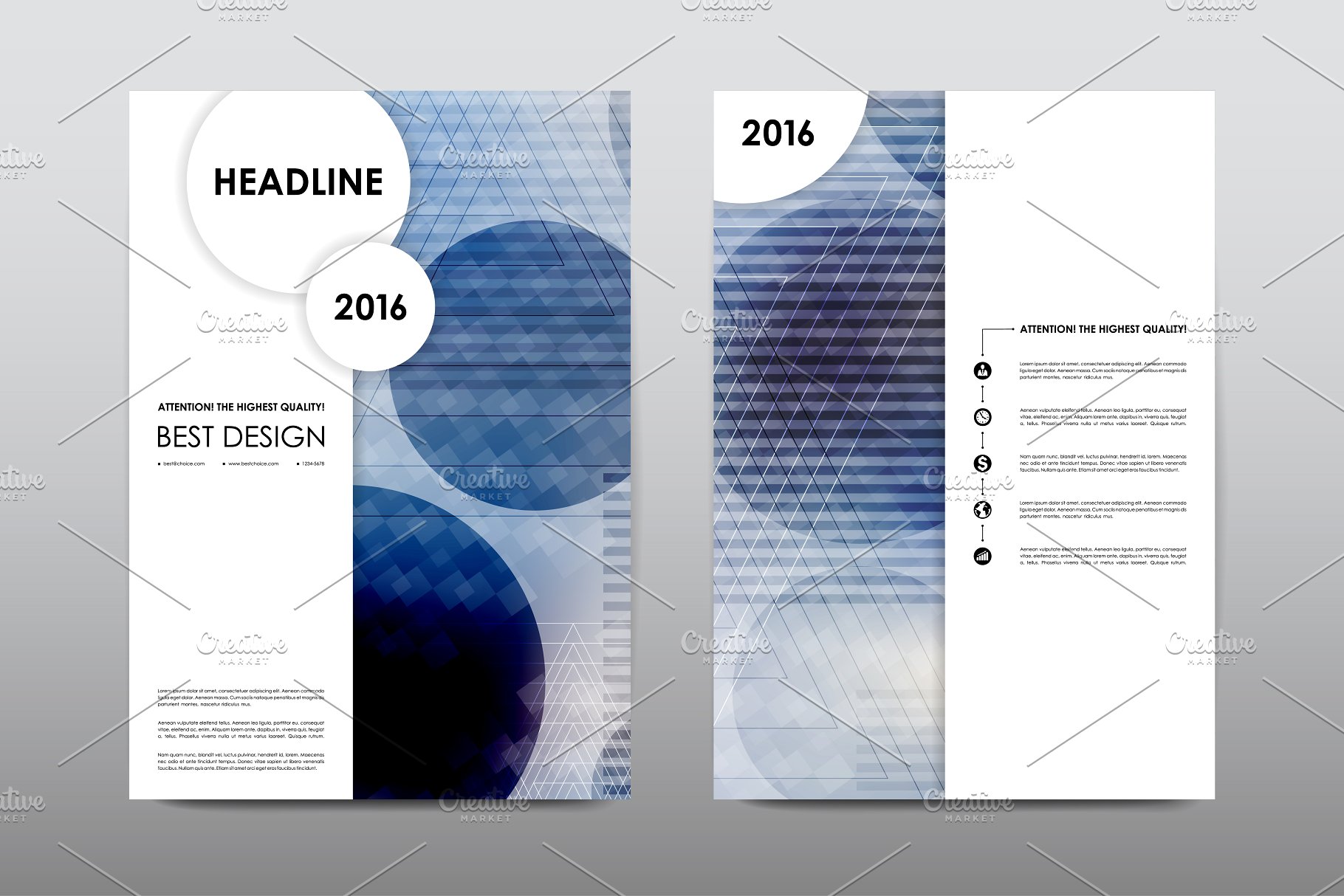 50+商业企业宣传小册子模板 50+ Business Brochures Bundle插图(10)