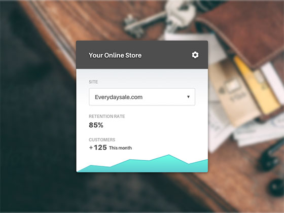 Sales Widget素材之家精选sketch素材