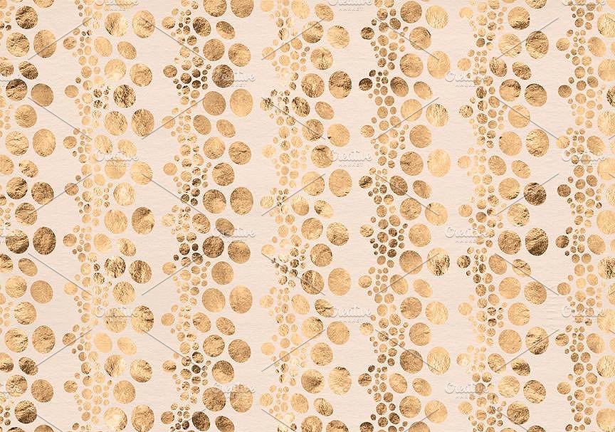 玫瑰金水生植物图案纹理 Pearl Divers: Rose Gold Aquatics插图(1)