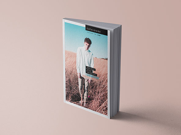 产品目录画册设计印刷效果样机 Catalogue Book Mockup