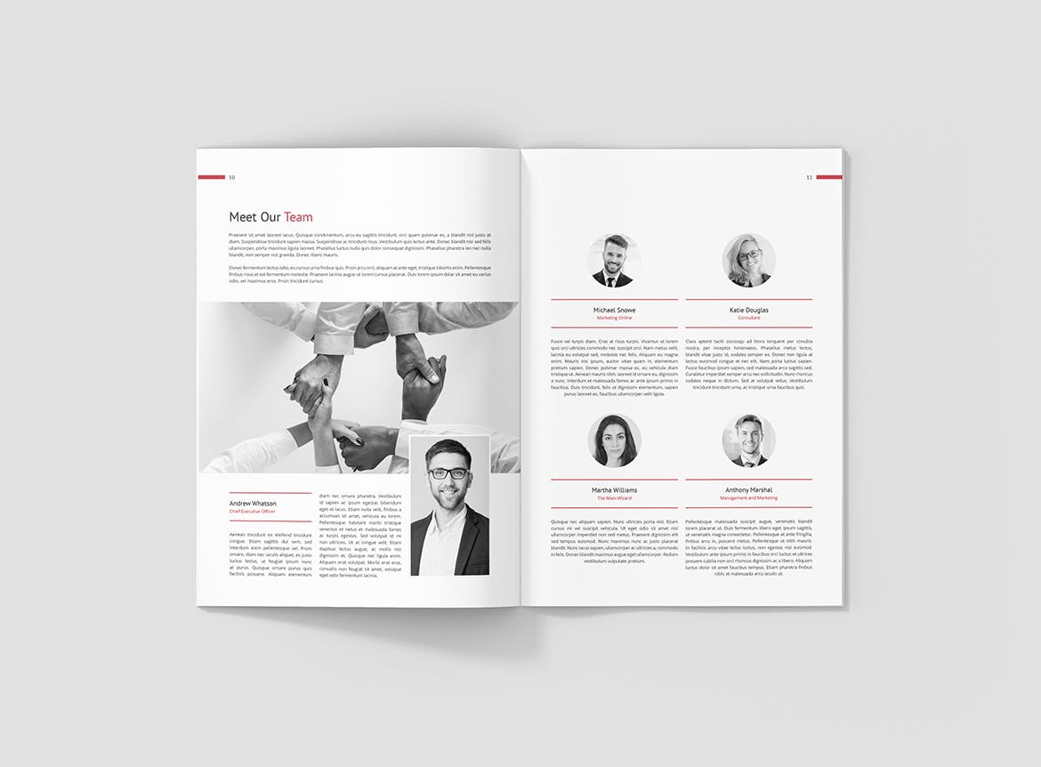 高档企业宣传/年度报告企业画册设计模板 Business Marketing – Company Profile插图(6)