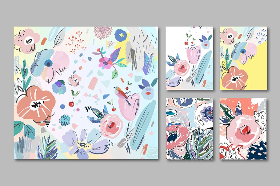 手绘花卉剪贴画第二弹 FlorART part 2插图(7)