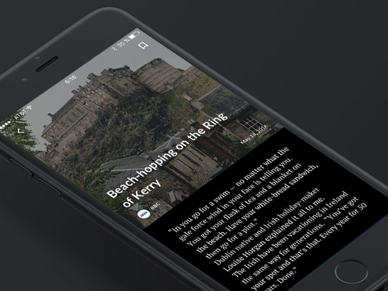 Boston 新闻和阅读应用界面素材之家精选sketch素材