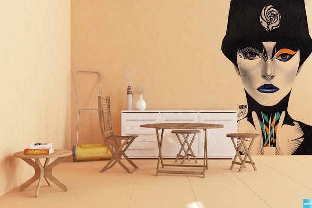 墙体艺术油画展览作品展示样机模板Vol.5 Art Wall Mockups Vol.5插图(9)