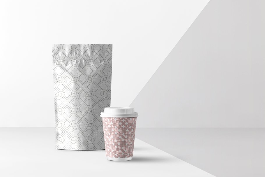 简约编织线条无缝图案集 Weaving Seamless Patterns Set插图(3)