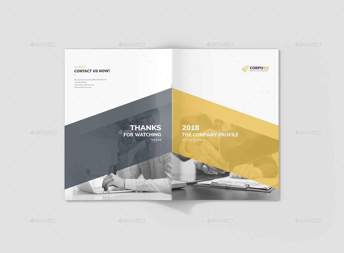 企业公司极简主义风格简介宣传册3合1插图(17)