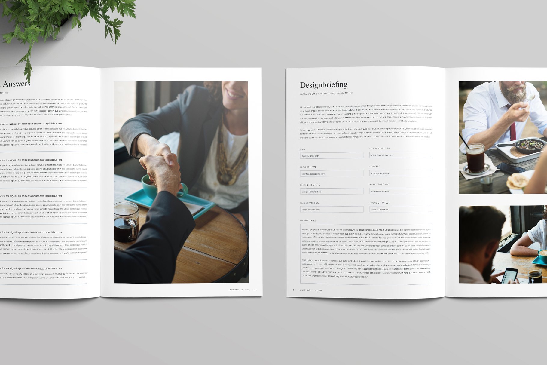 现代专业多用途手册小册子模板合集 Auckland Proposal Template插图(3)