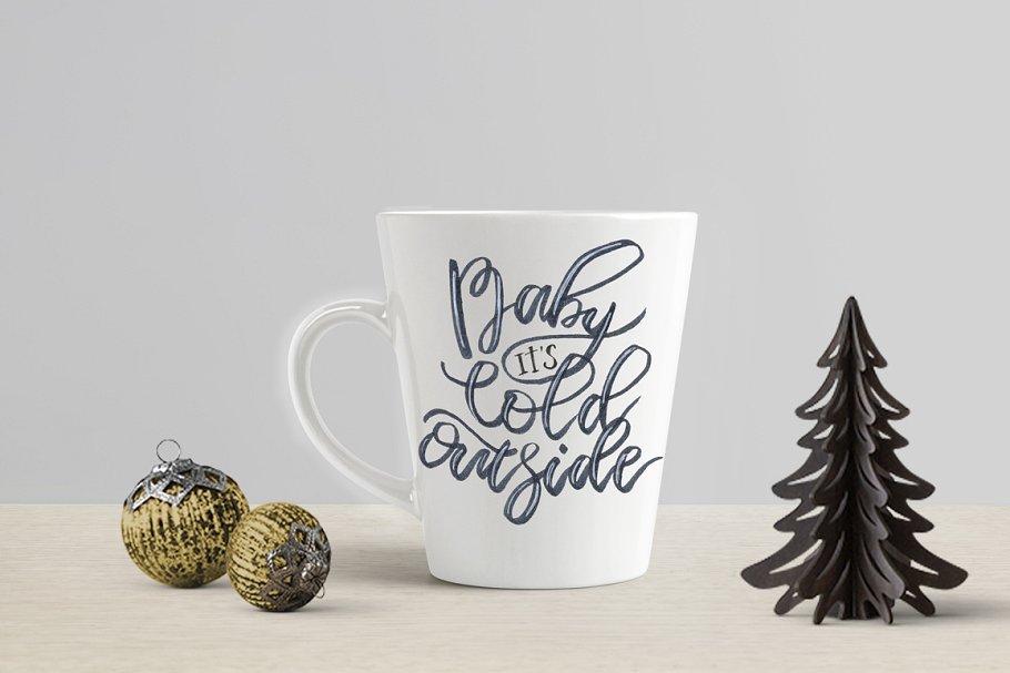 冬季圣诞节主题手绘插画套装 Winter Christmas Hand-painted Kit插图(9)