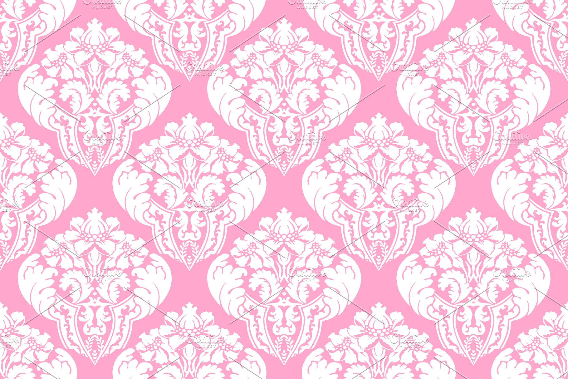 60种颜色1440种锦缎图案纹理[3GB] 1,440 Damask Patterns in 60 Colors插图(17)