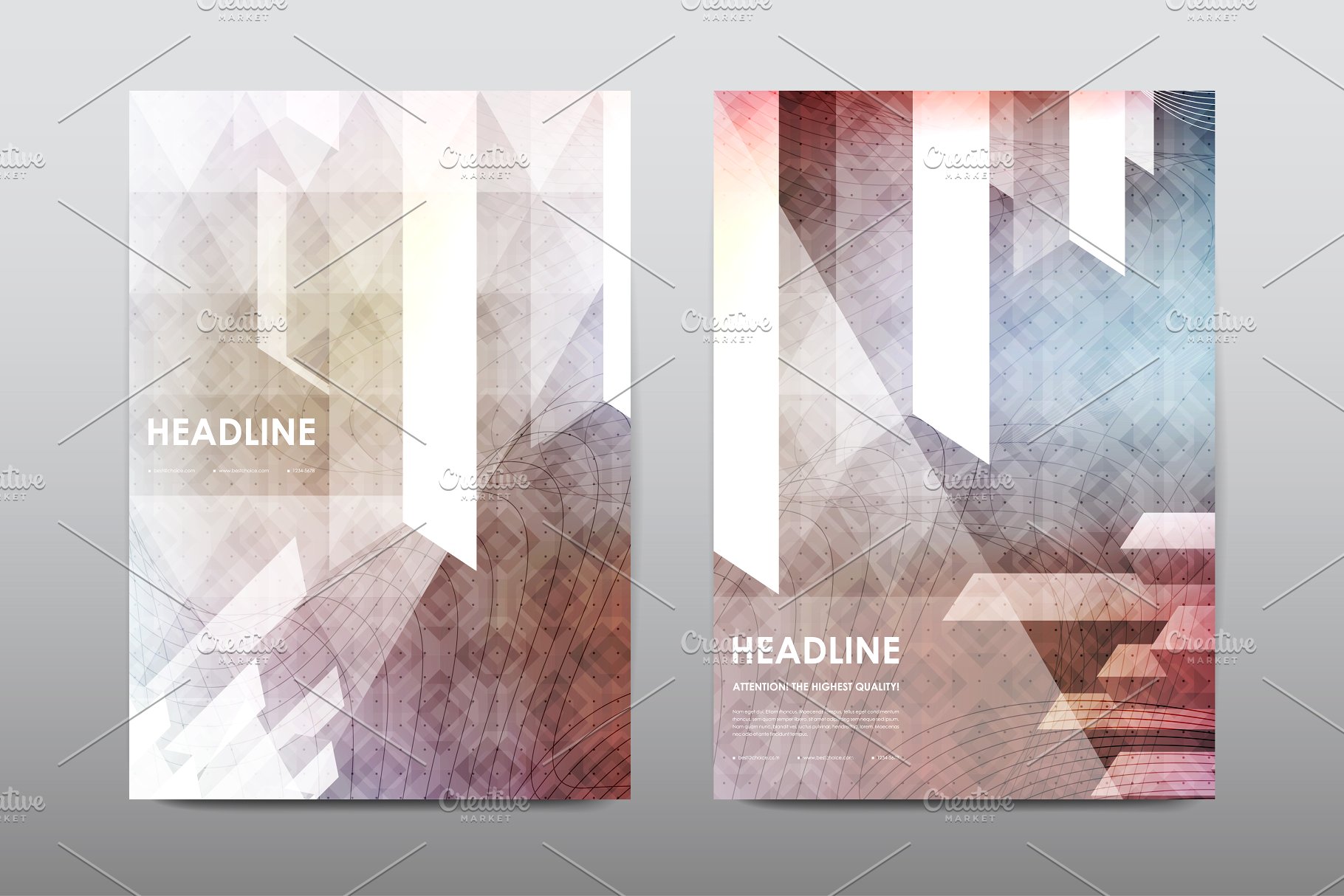 50+企业商业主题宣传小册子模板合集 50+ Business Brochures Bundle插图(39)