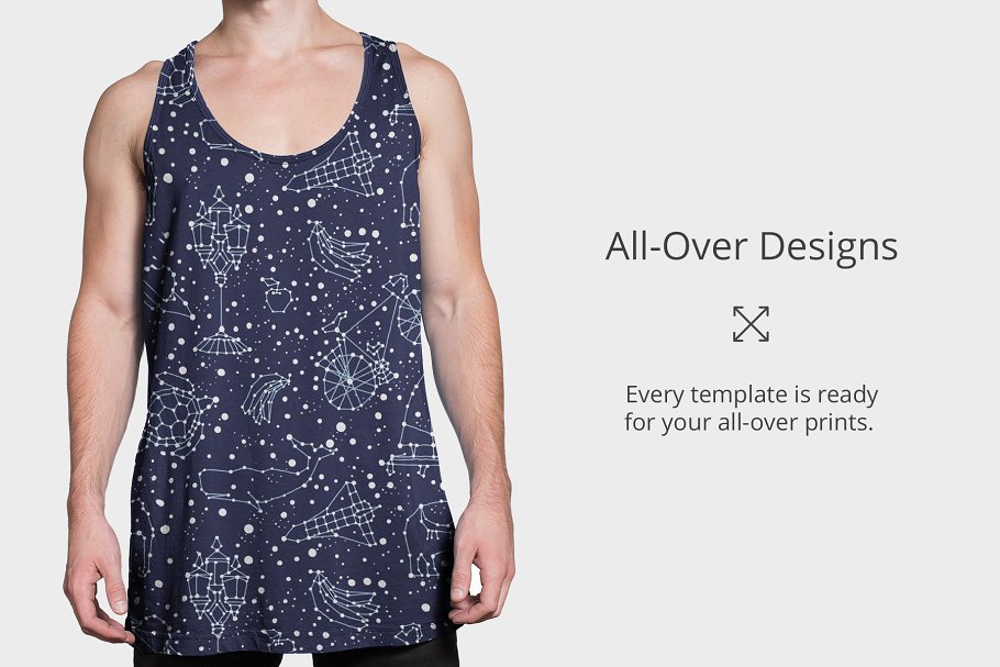 无袖背心样机模板 Tank Top – Apparel Mockups插图(3)