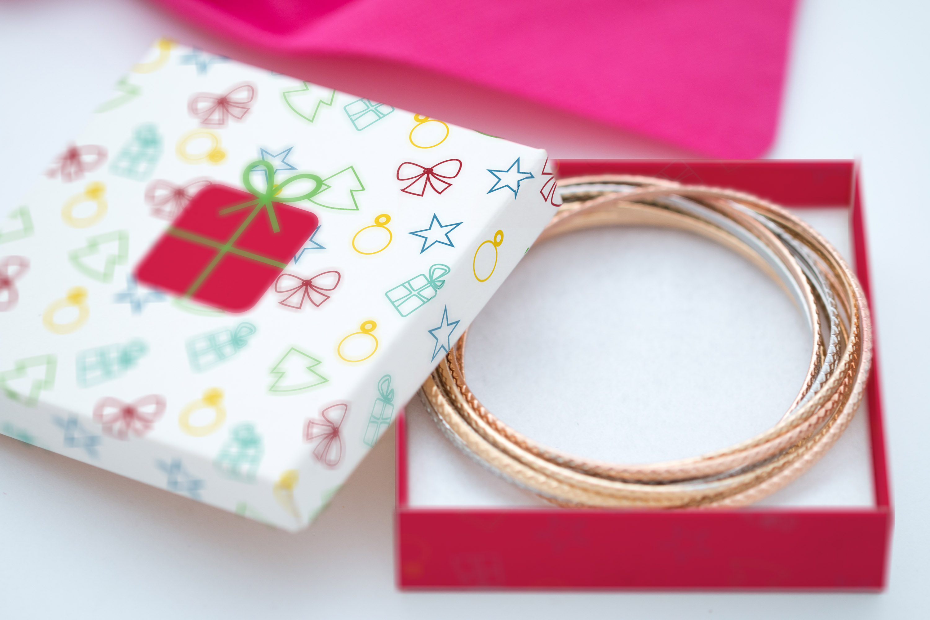 饰品小礼品盒外观设计效果图样机03 Small Gift Box Mockup 03插图(1)