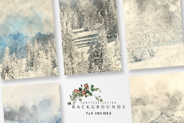 圣诞冬季仙境主题设计师工具包 Winter Wonderland Designer Toolkit插图(14)