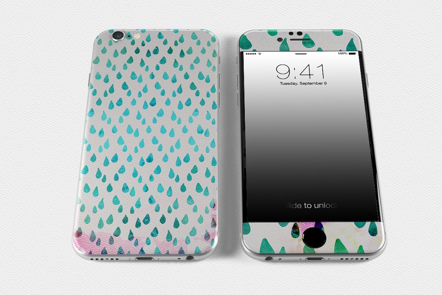 波希米亚风格水彩简约图案纹理 Boho Watercolor Patterns插图(3)