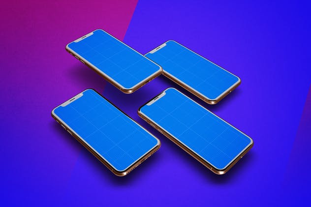 iPhone Xs手机应用UI设计展示样机模板 iPhone XS V.1插图(8)