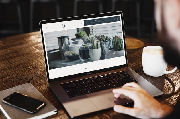 16个不同场景Mac Pro演示样机合集 MacBook Pro Responsive Mock-Up插图(4)