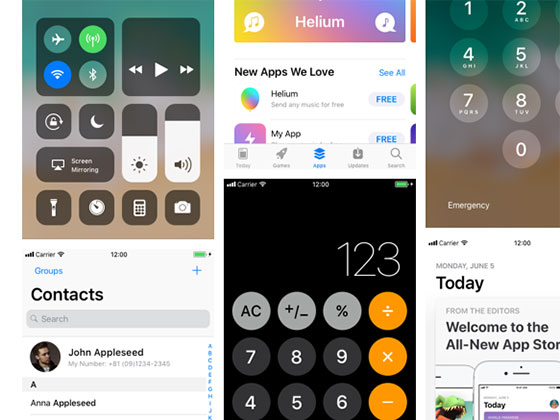 iOS 11 新元素素材之家精选sketch素材